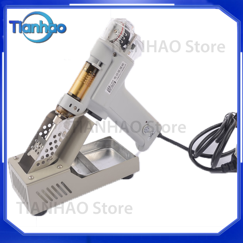 Desoldering Gun Vacuum Electric - ปืนดูดตะกั่วไฟฟ้าแบบปั๊มคู่ 1 ชิ้น 110V 220V 100W