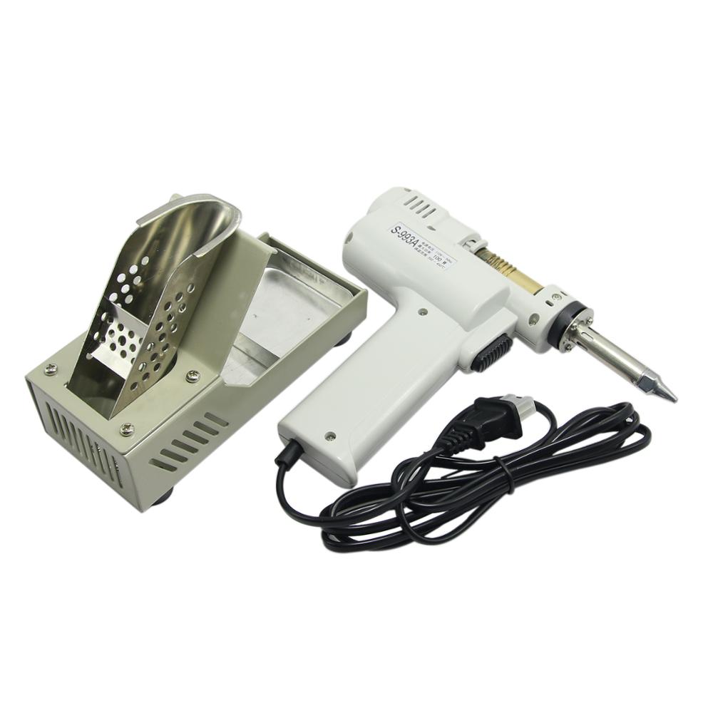 ปั๊มดูดตะกั่วไฟฟ้า S-993A 220V - Desoldering Gun Vacuum Electric บทวิจารณ์และราคา