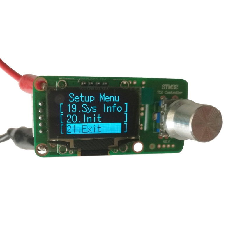 T12อุปกรณ์เชื่อมสายไฟดิจิตอล D - Soldering Station T12 Oled บทวิจารณ์และราคา