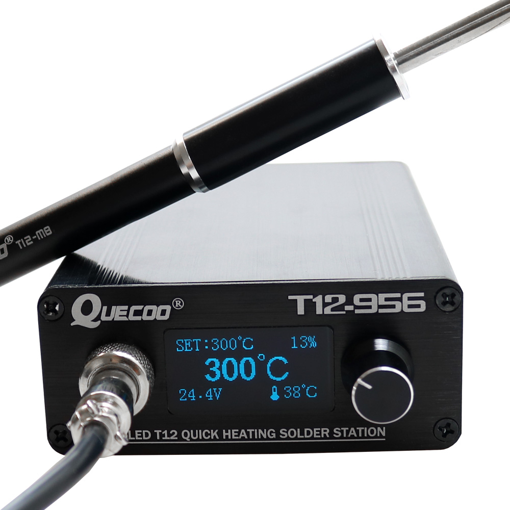 QUECOO T12-956 การประสาน สถานี - Soldering Station T12 Oled บทวิจารณ์และราคา